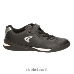 Clarks crianças clarks prêmio salto inf f fit preto RJZRN4922 preto