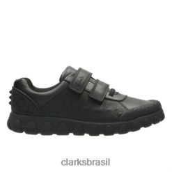 Clarks crianças clarks tyrex passeio inf f fit preto RJZRN4898 preto