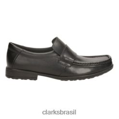 Clarks crianças corris step snr f fit clarks preto RJZRN4911 preto