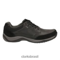 Clarks homens baystone go gtx clarks preto RJZRN4487 preto