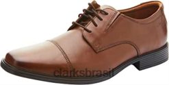 Clarks homens boné derbys masculino clarks marrom RJZRN2507