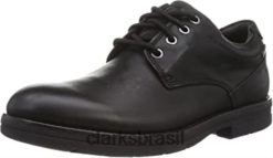 Clarks homens Clarks pretos proibindo sapatos formais masculinos de couro preto lo gtx RJZRN712 preto