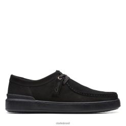 Clarks homens corte lite wally preto/preto clarks RJZRN6567 preto