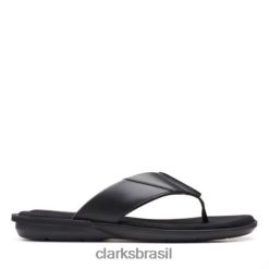 Clarks homens ellison fácil clarks preto RJZRN4421 preto