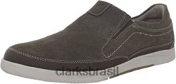 Clarks homens mocassim masculino vulcan remus clarks verde RJZRN2989