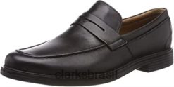 Clarks homens sapato clarks un aldric masculino preto RJZRN1792 preto