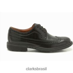 Clarks homens um limite de clarks negros RJZRN4502 preto