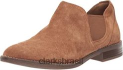 Clarks mulheres bota feminina camzmaple camurça tan camurça clarks RJZRN2320
