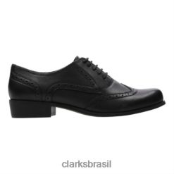 Clarks mulheres Clarks Black Falconet Uma RJZRN3865 preto