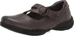 Clarks mulheres clarks feminino roseville mary jane flat RJZRN727