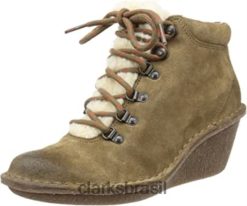 Clarks mulheres Clarks Marsden Grace Sapatilhas Femininas Com Cadarço RJZRN2611