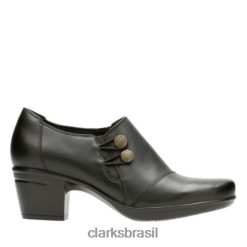 Clarks mulheres Clarks Negros Emslie Warren RJZRN4048 preto