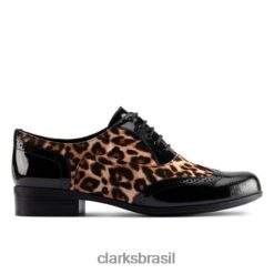 Clarks mulheres hamble oak clarks leopardo RJZRN4039 leopardo