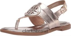 Clarks mulheres sandália clarks feminina sintética metálica reyna glam RJZRN1603