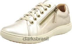 Clarks mulheres tênis nalle lace feminino clarks platinum RJZRN1837