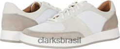 Clarks unissex bizby clarks renda pedra camurça combi RJZRN1453