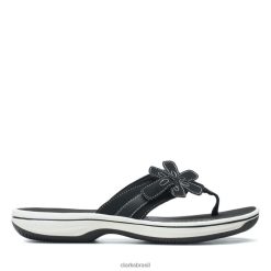 Clarks unissex brinkley flora preto preto clarks RJZRN6358 preto
