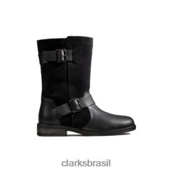Clarks unissex Clarks Negros Demi Flow RJZRN4235 preto