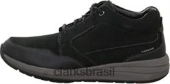 Clarks unissex Clarks nobuck preto seco da costa RJZRN830