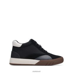 Clarks unissex preto clarks cica meio mais velho preto RJZRN5739 preto